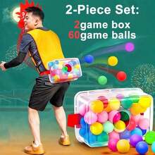 2-Piece Set, Shaking Swing Balls Game, Shake Ball Box Game Props, Fun Family Game, Outdoors Games And Indoors Games, Wedding Anniversary Party Supplies, Birthday Party Supplies, Summer Holiday Party Supplies, Theme Party Decorations Valentine's Day, Valentines Wedd,Everyday Activities And Holidays - Multicolor - View 3