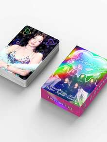 60 tấm thiệp nhỏ hình trái tim in hiệu hologram, thiệp ảnh phụ album mới của KATSEYE, thiệp chúc mừng LOMO của người nổi tiếng. - thẻ - Xem 6