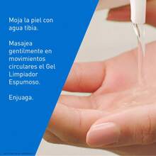 CeraVe Gel Limpiador Espumoso 473ml Limpiador Facial Piel Normal Grasa Ceramidas Acido Hialuronico Niacinamida Limpieza Profunda Uso Diario - Limpieza profunda - Ver 8