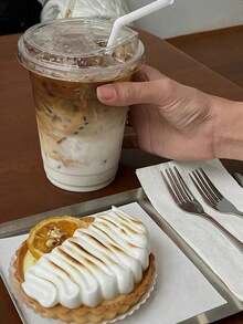 1/10 Large Transparent Heat-Resistant Reusable Acrylic Cups With Lids - Suitable For Hot/Cold Beverages, Iced Coffee, Smoothies, Outdoor Picnics, Birthday Parties And Daily Use - Multi-Functional, Easy To Clean - Multicolor - View 5
