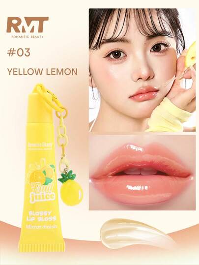 1 Set de Aceite Labial con Sabor a Fruta Romántico, Hidratante y Nutritivo, Ideal para Uso Diario. Adecuado como Regalo para el Día de la Madre, San Valentín o Cualquier Ocasión Festiva. Contiene Esencia de Fruta, Proporcionando una Sensación Fresca y un Brillo Natural.