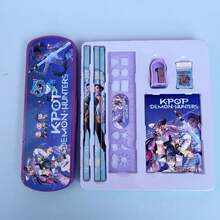 Hasbro Bộ văn phòng phẩm chủ đề nhóm nhạc thần tượng K-Pop, đồ dùng sưu tầm dễ thương dành cho người hâm mộ với hình in sống động, món quà hoàn hảo cho người hâm mộ và học sinh. - Nhiều màu - Xem 9