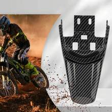 Motorcycle Rear Mudguard Fender Carbon Fiber For Surron Light Bee X E-Bike Wheel Splash Guard Modified Decor Protector Accessories - A - View 2