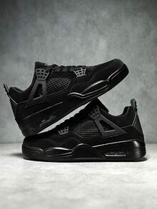 Men's Casual Thick-Soled Air-Cushioned Basketball Shoes, Breathable Versatile Sneakers, Sports Casual Air-Cushioned Basketball Shoes - 藍色 - 查看 1