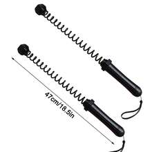 2 Cordless Battle Ropes Portable Workout Ropes For Home Cardio & Muscle Training - Black - View 6
