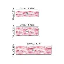 1pc Watercolor Floral Pattern Faucet Mat, Durable Polyester, Quick Dry, Easy Clean, Suitable For Kitchen And Bathroom, Easy Installation, Daily Decor, Gift, Bathroom Mat, Durable Faucet Mat, Faucet Accessory - Multicolor - View 10