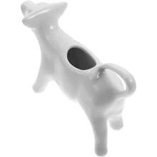 Ceramic Milk Jug Pull Flower Cup Coffee Syrup Espresso Frothing Pitcher Cream Pitcher Table Sauce Dispenser Steaming Cup Creamer Carafes Cow Ceramics Small Coffee - Default - View 8