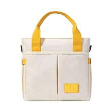 Bolsa de ombro multifuncional e moderna para fraldas, em tecido Oxford resistente à água, ideal para uso externo. - 2691 Bolsa para Mamãe - Ver 16