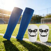 Set de 4 accesorios de fútbol - Esenciales para deportes de fútbol, que incluyen calcetines deportivos, plantillas de entrenamiento, transpirables, multicolor, adecuados para partidos y entrenamientos de fútbol - Multicolor - Ver 16