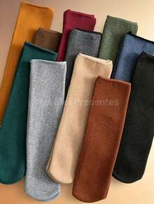 Kit Of 2 (4 Pairs) Thick, Thermal, Flexible, Colorful Wool Socks For Women, Winter Sizes 35-40 - 彩色 - 查看 2