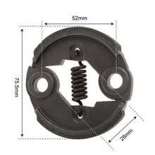 40-5 Metal Clutch (Black) For 43CC 49CC 52CC Gasoline Brush Cutter Engine, Mower Clutch Grass Mower Parts - 40-5 Iron Clutch (Black Leather) - View 4