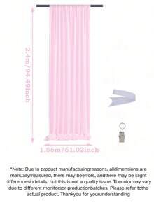 28pcs/4 Sets Pink Wedding Tulle Curtains, Hanging Sheer Curtains, Wedding Curtain Voile, Party Backdrop Decor, Stage Decor Tulle (With Clips), Wedding Accessories, Bridal Shower Party, Birthday Bridal Shower Photo Booth Photo Background, Perfect For Wedding, Birthday, Engagement And More Indoor/Outdoor Events - Pink - View 10
