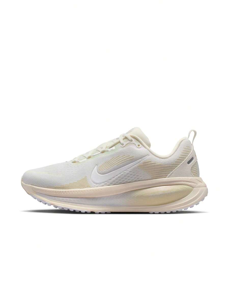 Nike Vomero 18 Cushioned Casual Sports Breathable Comfortable Lightweight Low-Top Running Shoes For Women - White Apricot Color - View 1