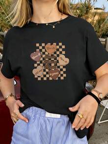 Women T-Shirts - Black - View 1