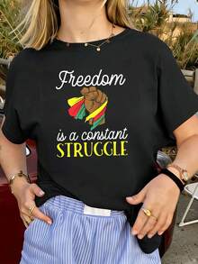 Women T-Shirts - Black - View 1