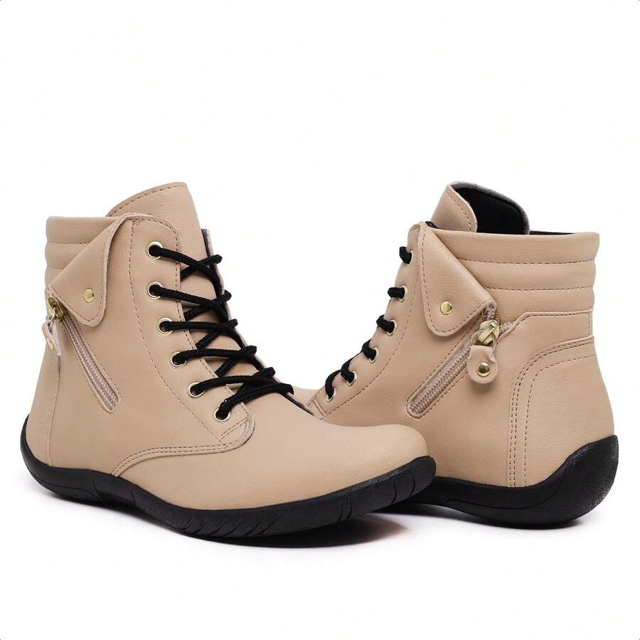 Women's Ankle Boot, Lightweight And Durable - Nude - View 1