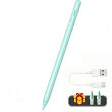 Bút cảm ứng đa năng tương thích với iPad 2018-2024, cảm ứng độ nghiêng, nhận diện lòng bàn tay, bút cảm ứng độ chính xác cao, độ trễ thấp tiên tiến, sạc USB, pin lithium-polymer có thể sạc lại, dùng để ghi chú, vẽ và ký tên - Bao gồm linh kiện điện tử. - Nhiều màu - Xem 14