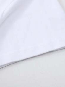 Camiseta estampada para mujer - camisa casual diaria en color negro con diseño divertido de impresión de colores, prenda suave y cómoda ideal para uso cotidiano, ropa lavable a máquina perfecta para verano, estilo juvenil y moderno - Blanco - Ver 4