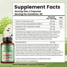 BUPORAI Soursop Shilajit Sea Moss Lion's Mane - Has Natural Antioxidant Properties To Boost Immunity And Support Cell Regeneration - 120pcs - 2 Bottles - View 2