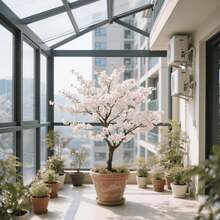 165 graines de fleurs -- Graines de cerisier pour plantation en jardin, graines pour plantes en pot d'intérieur, graines de fleurs ornementales pour jardinage domestique, adaptabilité à la faible luminosité, poussent dans les zones ombragées intérieures, convient aux pièces orientées vers le nord. - Voir 4