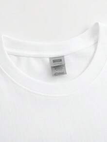 Women's Casual Cotton Round Neck Short Sleeve T Shirt With Summer Vibes Graphic Print For Everyday Wear - 白色 3 - 查看 3