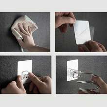 1 pieza Soporte para secador de pelo de acero inoxidable para baño, estante de almacenamiento impermeable, organizador de baño multifuncional, soporte elegante para secador de pelo, estante de almacenamiento impermeable, organizador de espacio perfecto para el hogar, fácil instalación, regalo adecuado para madre y esposa (color y estilo aleatorios) - Plateado - Ver 7