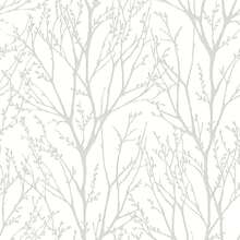 Self-Adhesive Wallpaper With Gray Tree Branch Pattern, Natural Style Wallpaper, Modern Tree Branch Pattern Contact Paper, Removable Wallpaper, Self-Adhesive Vinyl Material, Suitable For Furniture, Crafts And Walls - 1PC - View 10