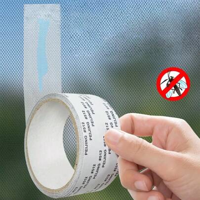 Băng keo tự dính sửa chữa lưới cửa sổ 1/2 inch, băng keo vá lưới cửa sổ - Miếng vá lưới chắc chắn để che các lỗ và vết rách, rào chắn chống côn trùng và muỗi, miếng vá sửa chữa lỗ lưới cửa sổ, miếng vá lưới chống côn trùng.