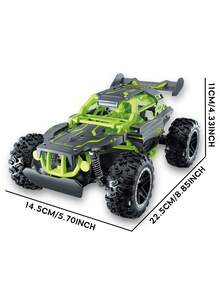 1pc 1:18 Scale 2.4GHz Remote Control Off-Road Vehicle, 4WD, Multi-Angle Driving, Rechargeable Drifting RC Car, High-Speed Racing Outdoor Toy For Children 6+ Years Old, Suitable As Birthday/Christmas Gift - Multicolor - View 4