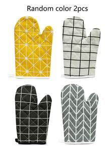 1pc/2pcs Kitchen Oven Microwave Heat Resistant Gloves, Baking Gloves, Baking Tools - View 12