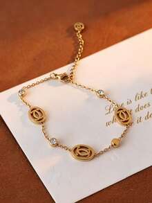 European And American Cross-Border Best-Selling Luxury Electroplated Non-Fading Classic Bracelet, High-End Jewelry Accessory - Bracelet - View 1