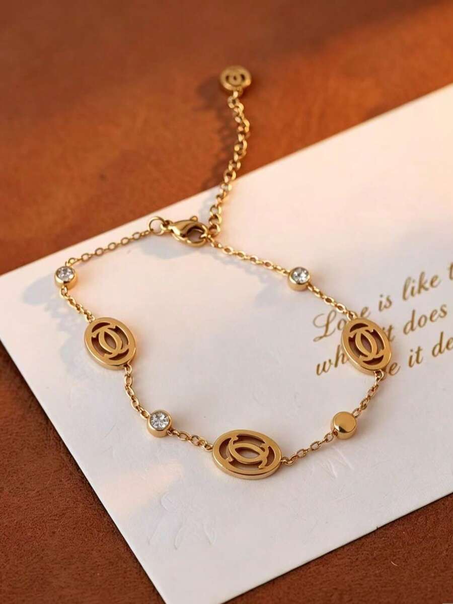 European And American Cross-Border Best-Selling Luxury Electroplated Non-Fading Classic Bracelet, High-End Jewelry Accessory - Bracelet - View 1