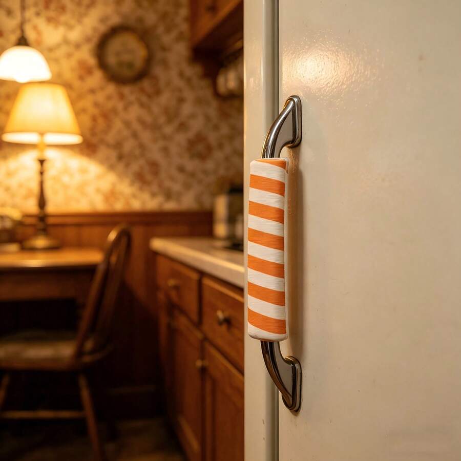 Soft Fabric Refrigerator Door Handle Cover, Washable Protective Sleeve Suitable For Refrigerator, Oven, Microwave, Kitchen Household Tools - View 1