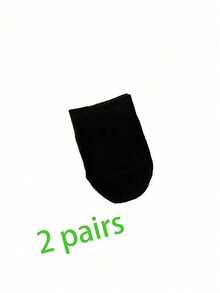 1/5 Pairs Versatile Mesh Half Palm Socks, Invisible No-Show Boat Socks, Anti-Slip Silicone Design, Thin Breathable Loafer Socks For Spring/Summer - Multicolor - View 10