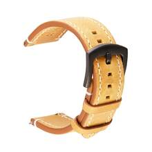 Quick Release Crazy Horse Leather Watch Band For Women Men 18mm 20mm 22mm 24mm Durable Genuine Leather Replacement Strap - Mouldless - View 18