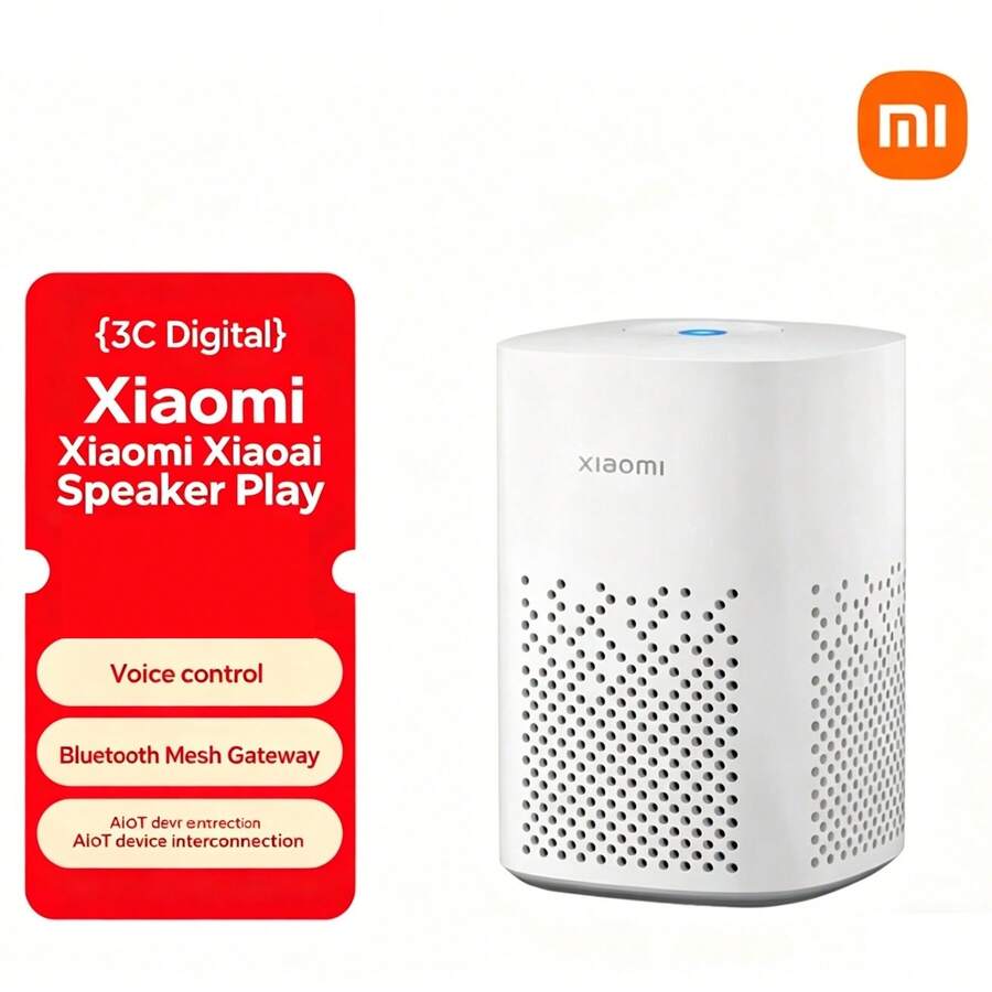 Xiaomi Smart Speaker (White) - Super AI Smart Speaker With AI-Powered Q&A And Voice Control Features, Supports Remote Car Backup. Xiaomi Bluetooth Speaker - View 1