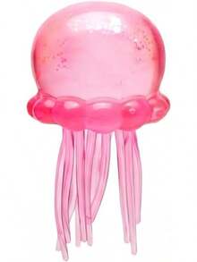 1 Piece Of Anxiety-Relieving Jellyfish Squishy Stress Toy – Ultra-Soft Slow Rising Squishies, A Stress-Relief Gadget  Squish, A Conical Sensory Stress-Relief Toy (For Adults To Relieve Anxiety), A Soft And Elastic Stress-Relief Set, Designed Specifically For Stress Relief.Party Gifts, Stress Relief, Stretching Activity Gifts, Or Decorations: This Stress-Relief Toy For Adults Is A Portable Anxiety-Relief Tool And Also Serves As An Attractive Desktop Decoration. - Pink - 查看 1