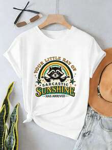 Women T-Shirts - White - View 2