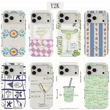 Funda de Teléfono de Lujo Estilo Y2K para iPhone 17 16 15 14 13 12 11 Air Pro Max Plus, Doble Capa, SWAG - Verde militar - Ver 1