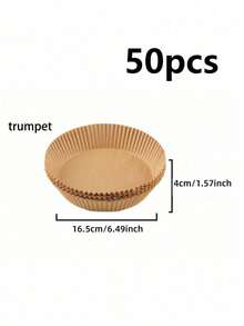 50/100 buc hârtie de copt de unică folosință pentru friteuza cu aer, hârtie de copt antiaderentă potrivită pentru coacere, prăjire, cuptor cu microunde și gătit, aplicabilă pentru Paște, Ziua Tatălui, Ziua Mamei, Crăciun și Halloween - Multicolor - Vizualizare 12