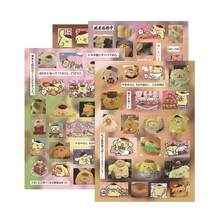 8 tờ sticker hình chó Pudding của Sanrio, sticker vẽ nguệch ngoạc dễ thương, chống thấm nước. - Nhiều màu - Xem 5