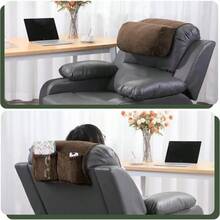 Recliner Pillows And Neck Reading Cushions, Designed For Lounge Chairs With Storage Pockets, Neck Relaxation, And Waist Support, Suitable For Travelers' Sofas And Armchairs, Can Be Given As Christmas Gifts - 1PC - View 8