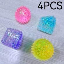 Super Cute 3D Maltose Geometric Cube Squeeze Ball Toy - Soft Squishy Sensory Educational Toy, Easter Party Outdoor Game Gift - 隨機款式(1PC) - 查看 4