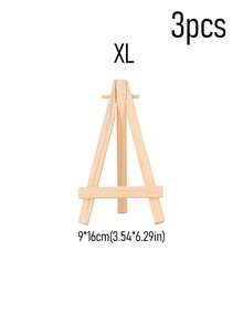 1/3 pezzi Mini cavalletto da esposizione in legno, cavalletto in legno supporto per numeri di tavolo per matrimoni, supporto per esposizione foto, forniture per artigianato e artisti, decorazione per la casa, cavalletto a treppiede per esposizione, supporto per cartellini da tavolo per matrimoni, supporto per esposizione dipinti, mini cavalletto, supporto multifunzionale per esposizione dipinti - Colore del legno - Visualizzare 14