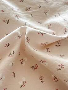 3pc 100% Polyester 2026 Spring Floral Series AB Color Blocking Design Fresh Girly Comforter Set, Includes 2 Bowknot Pillowcases + 1 Comforter Cover (Bed Sheet & Comforter Filler Not Included), Suitable For All Seasons - Multicolor - View 6
