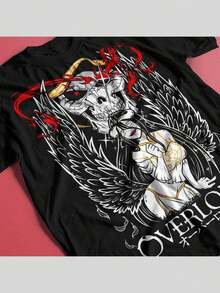 Albedo Overlord Tshirt, Anime Overlord Character, Demon Girl, Succubus, Ainz Ooal Gown, Momonga, Tomb Of Nazarick, Anime Streetwear Sweatshirt - Black - View 13