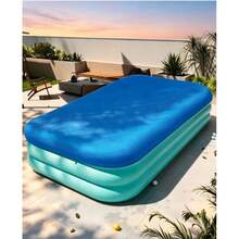 Lona de Proteção para Piscina Inflável, Tapete de Cobertura de Piscina - A - Visão 11