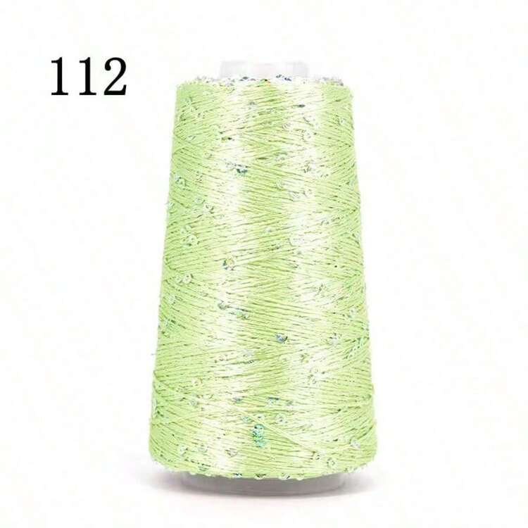 Cuộn len kim tuyến 50g, len kim tuyến nhiều màu sắc dùng để đan tay, đan máy, làm đồ thủ công DIY, phù hợp cho mọi mùa. - Sợi kim sa 3MM - Xem 24