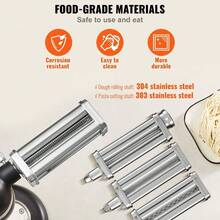 3 Pcs Pasta Attachment Maker For  Stand Mixer Pasta Roller Cutter Set - View 5