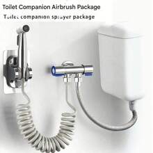 Bộ vòi sen cầm tay, vòi sen cầm tay áp lực cao, đầu vòi tự làm sạch, giúp việc vệ sinh phòng tắm dễ dàng hơn, mang lại môi trường phòng tắm sạch sẽ và gọn gàng. - nhiều màu - Xem 13